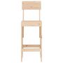 Voir la diapositive 4 : VIDAXL Tabourets de bar lot de 2 40x48,5x115,5 cm bois massif de pin