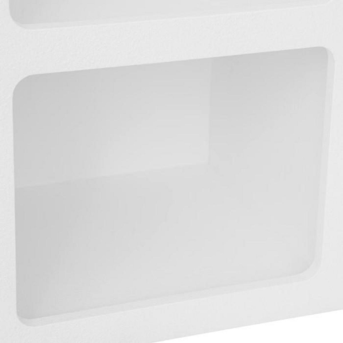 ATMOSPHERA Étagère Design 6 Niches  Soleya  110cm Blanc