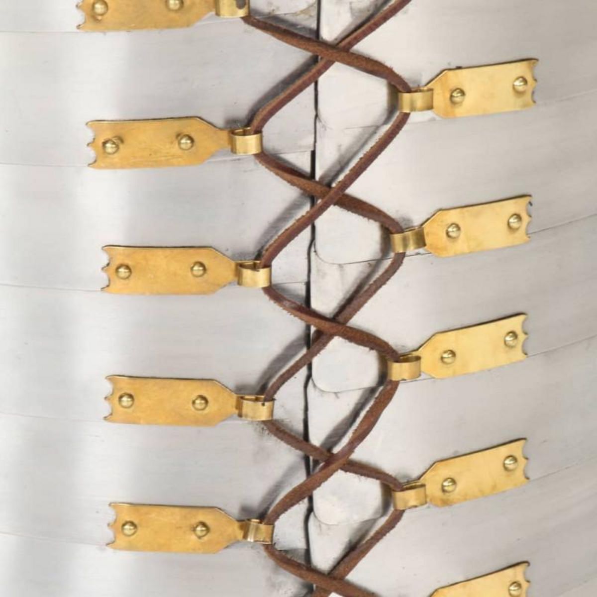 VIDAXL Armure corporelle de soldat romain GN Argenté Acier