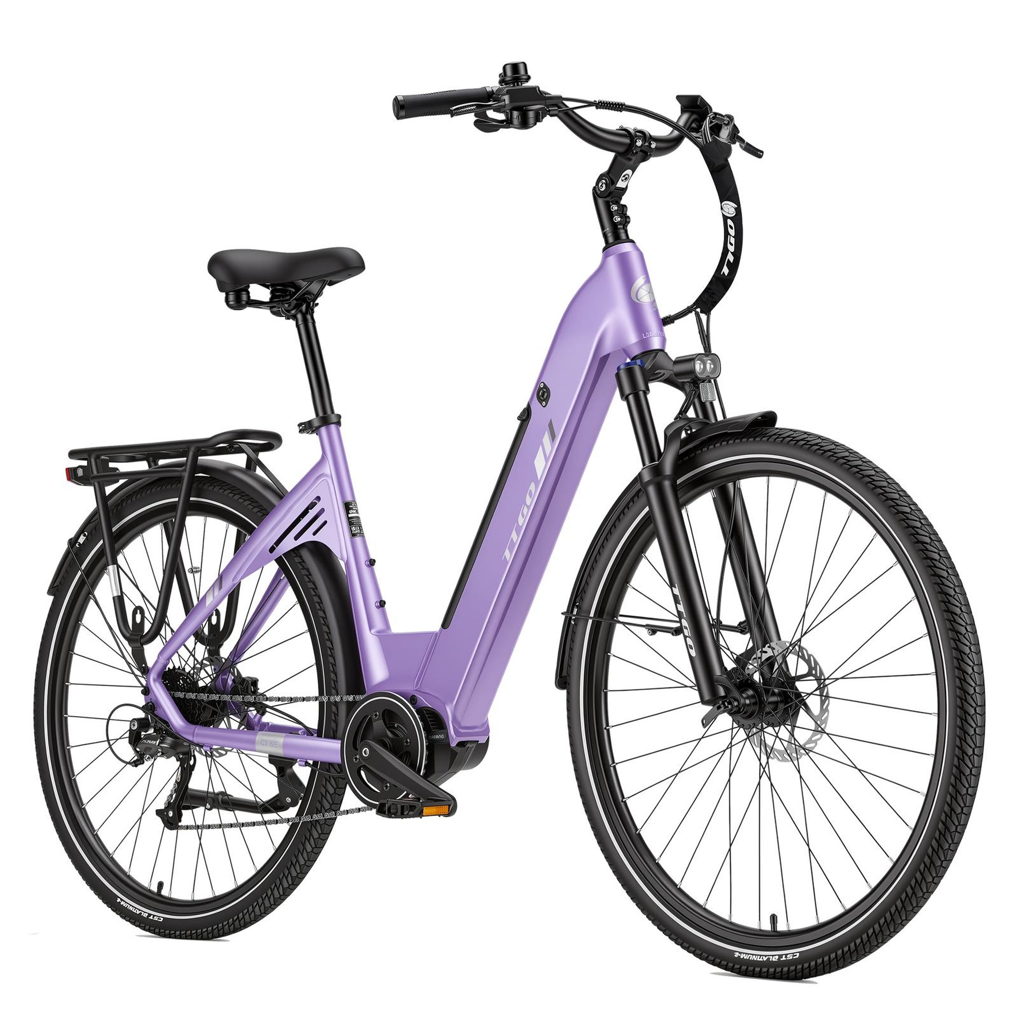 Voir la diapositive 3 : TTGO Vélo électrique TTGO C7 SE 28  à moteur central