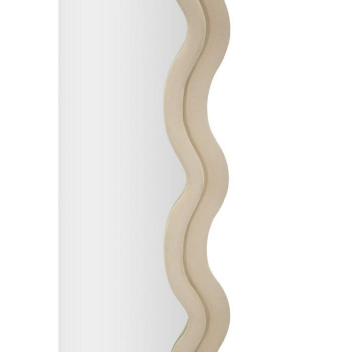 Paris Prix Miroir Mural en Velours  Emily  160cm Crème