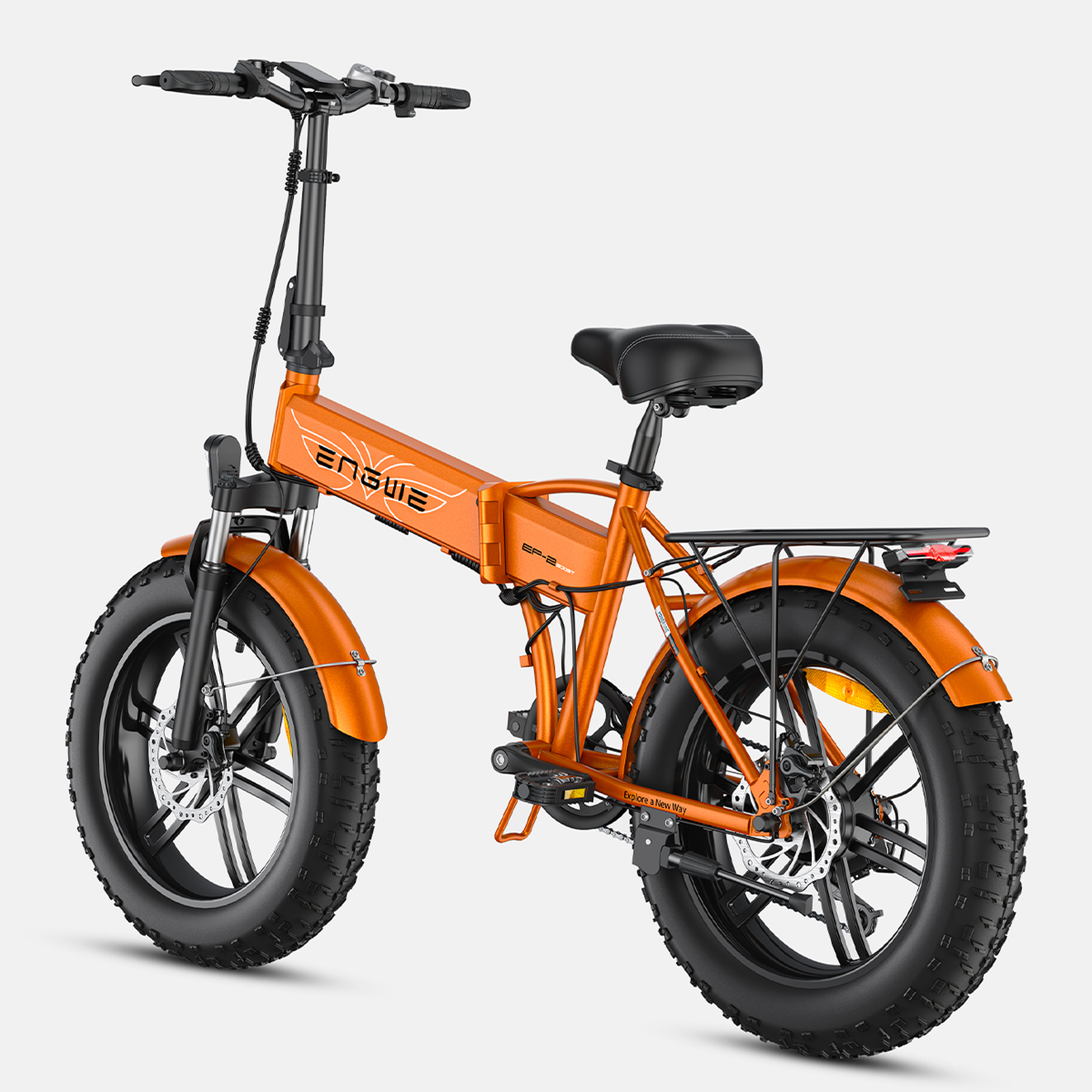 Voir la diapositive 3 : ENGWE Vélo électrique pliable ENGWE EP-2 BOOST 250W avec pneus larges 20*4.0 et autonomie de 120 km