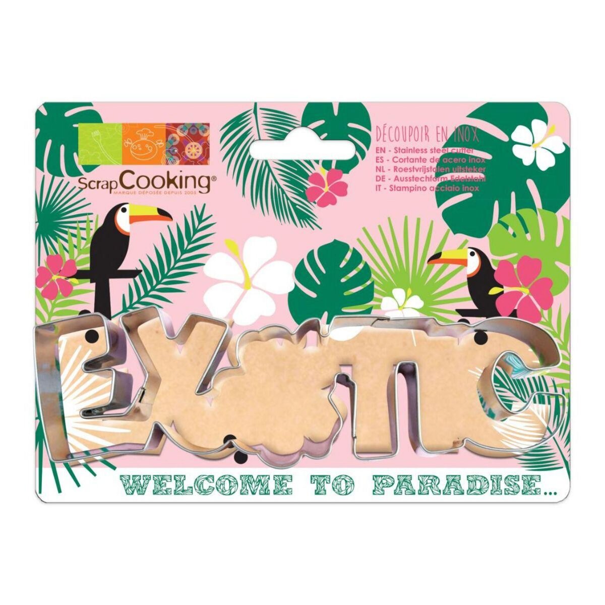 SCRAPCOOKING Emporte pièces inox Exotic