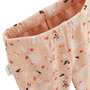 Voir la diapositive 5 : Petit Béguin Ensemble bébé gilet et pantalon en coton nid d'abeille Miss Plume