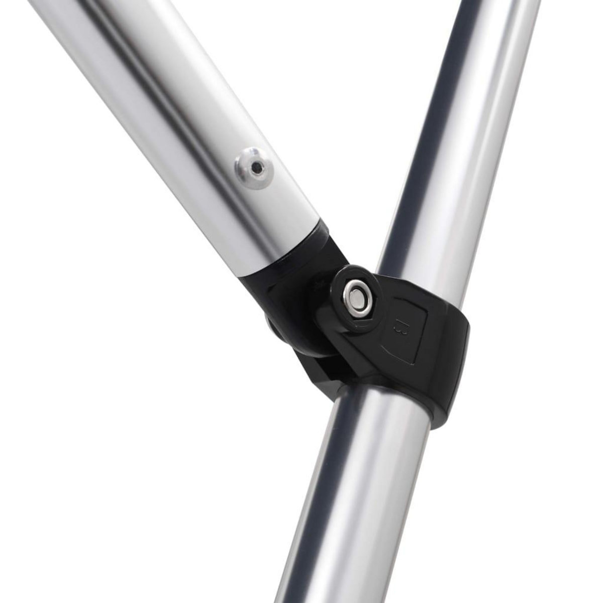 VIDAXL Auvent bimini a 4 arceaux Blanc 243x180x137 cm