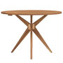Voir la diapositive 4 : VIDAXL Table de jardin ronde Ø85x75 cm bois d'acacia solide