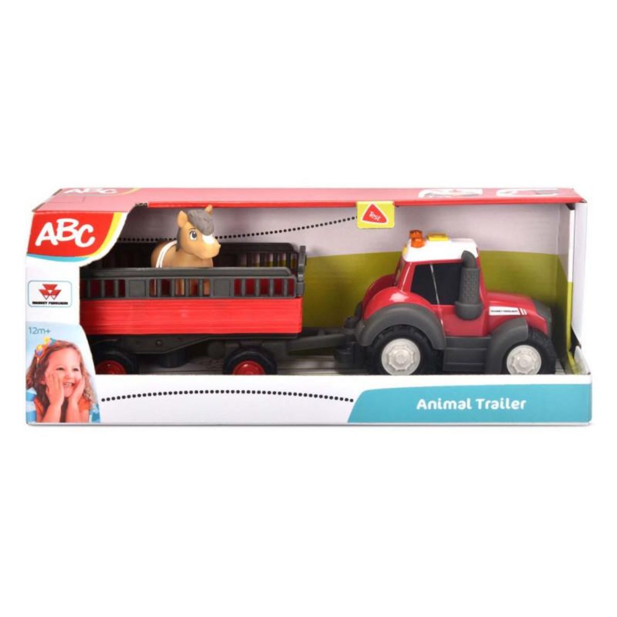 ABC ABC Massey Ferguson with Trailer and Horse 204115002