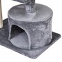 Voir la diapositive 5 : PAWHUT Arbre à chats griffoir sisal naturel centre d'activités niche plateformes jeu boule suspendue et à ressort gris
