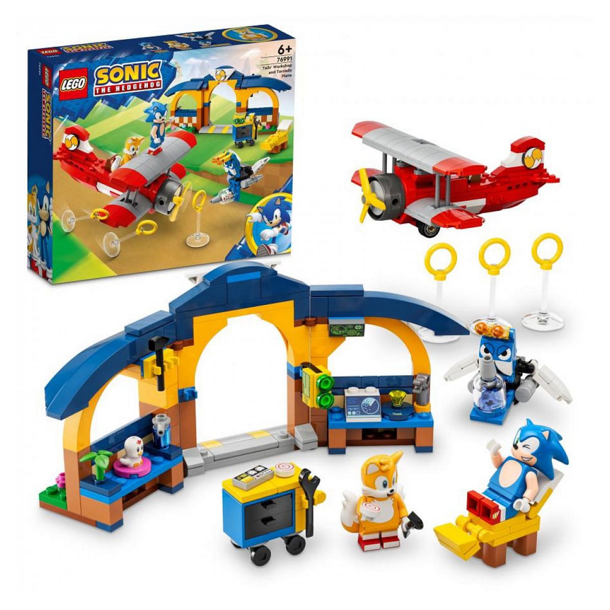 LEGO 76991 L avion tornado et l atelier de tails