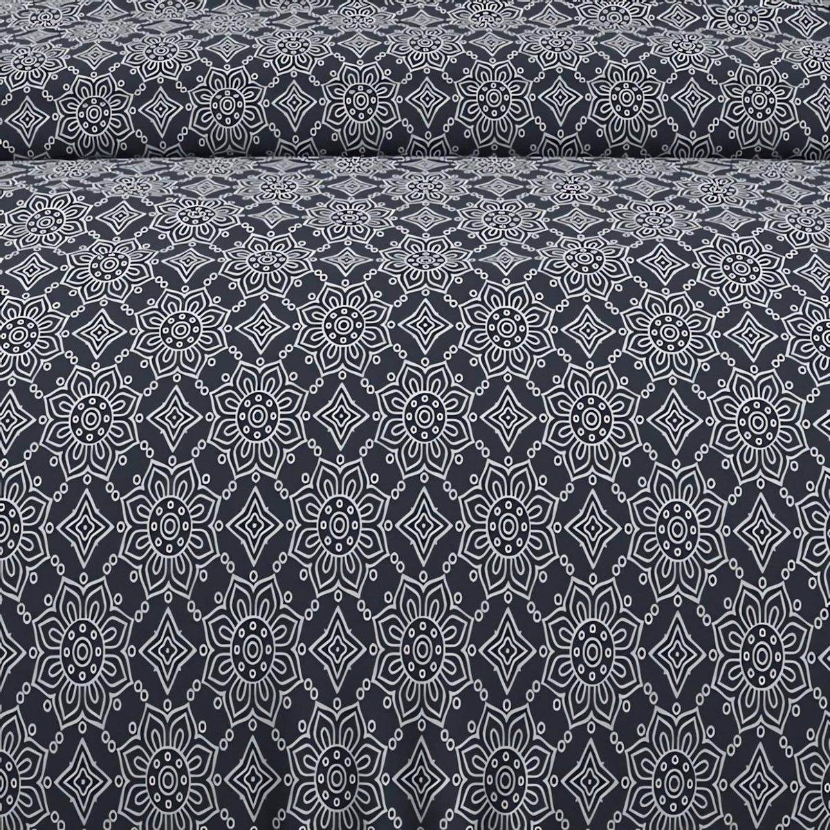 SOLEIL D'OCRE Parure housse de couette coton 57 fils ESMERALDA, par Soleil d'ocre