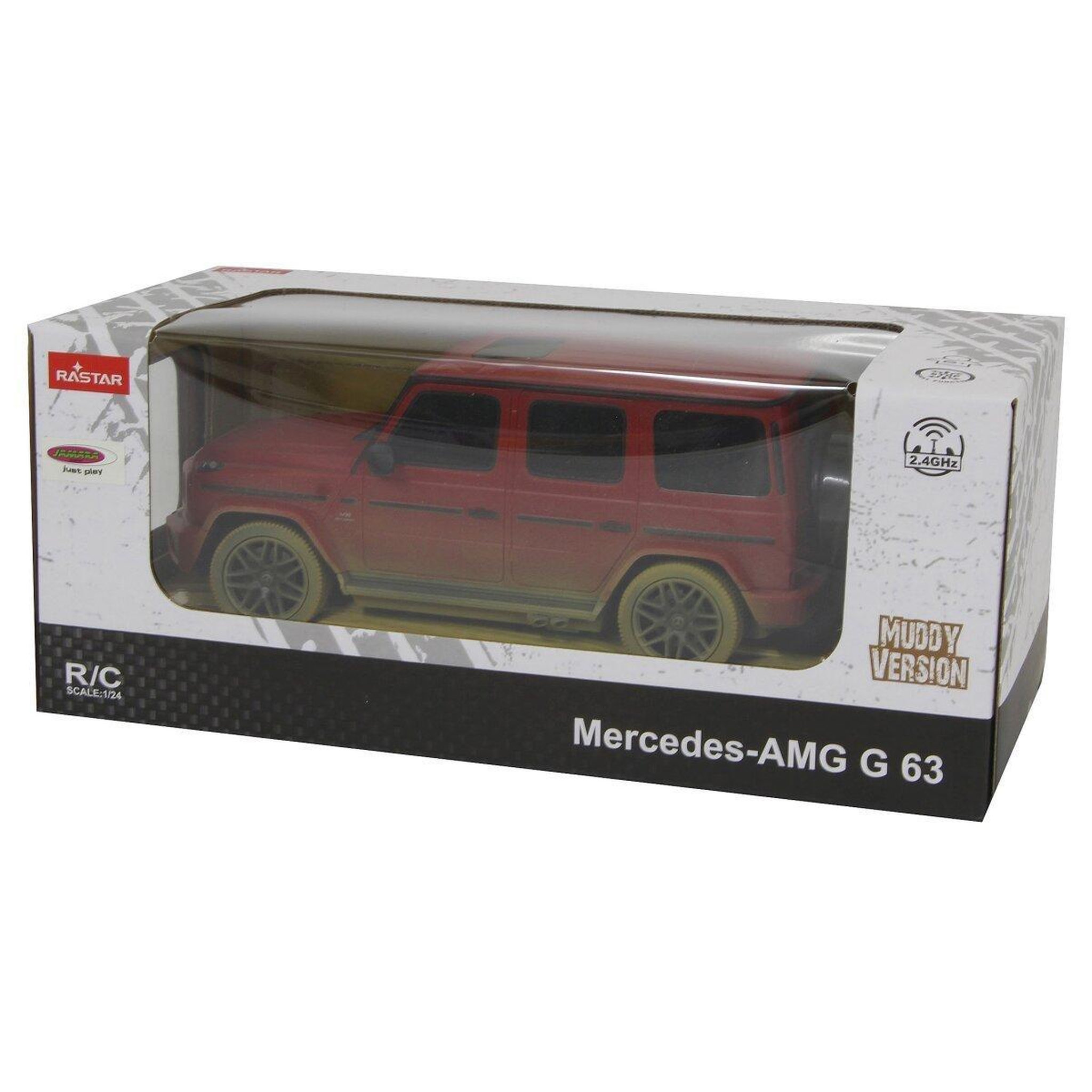 Voir la diapositive 3 : Jamara Voiture télécommandée mercedes-amg g63 1:24 muddy 2,4ghz)