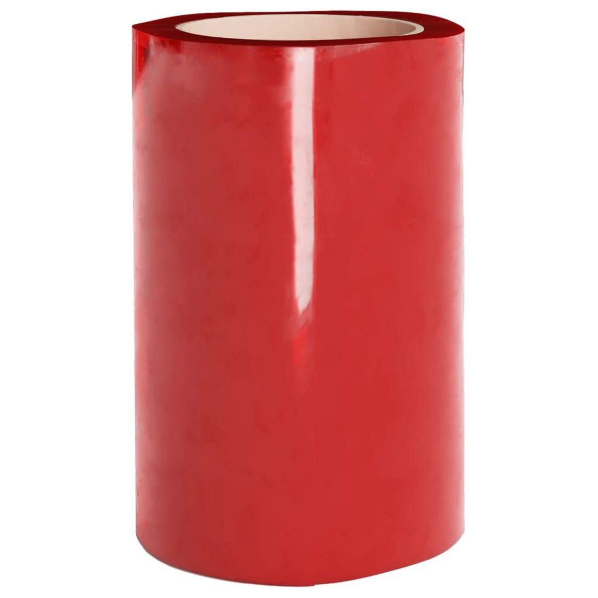 VIDAXL Rideau de porte rouge 300 mmx2,6 mm 10 m PVC
