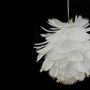 Voir la diapositive 2 : FEERIC LIGHT & CHRISTMAS Sujet de Noël Plume  Héritage  15cm Blanc
