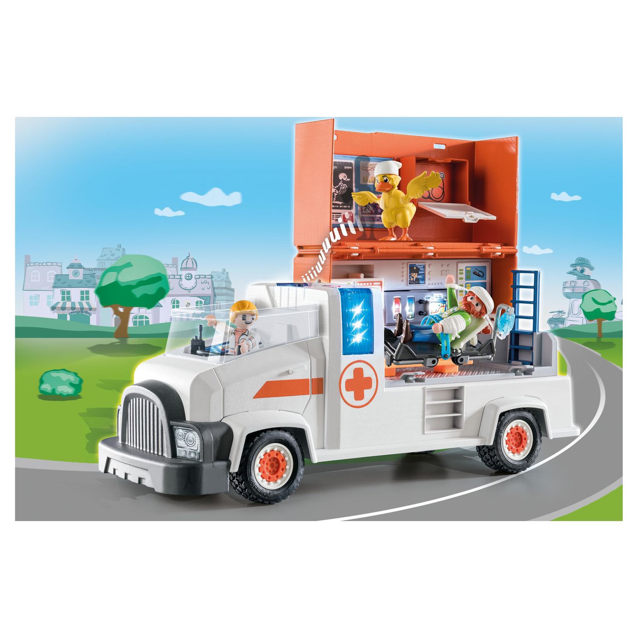 Voir la diapositive 4 : PLAYMOBIL 70913 - Duck on Call - Ambulance 