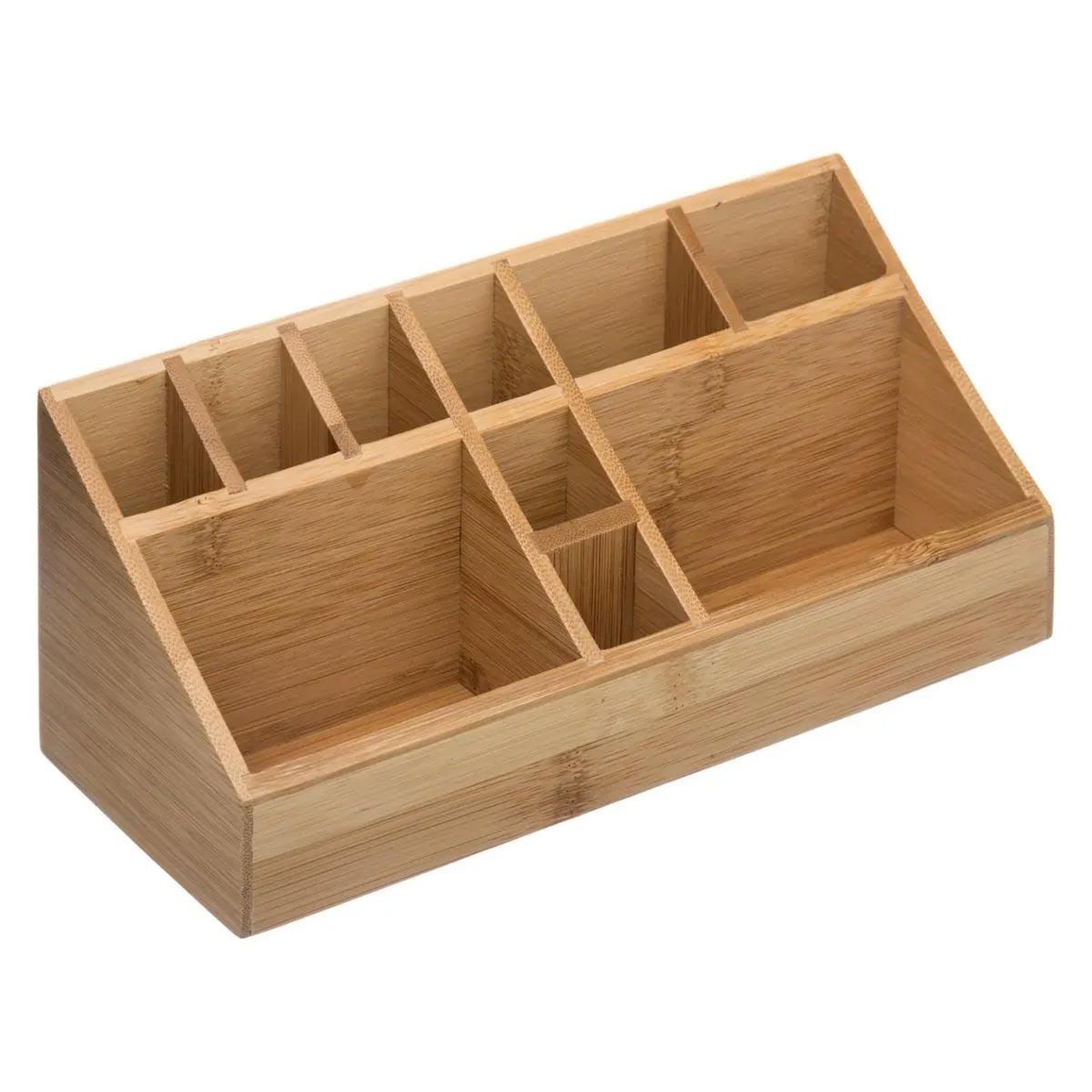Body beauty Organiseur tiroir 10 compartiments  wood  23cm naturel
