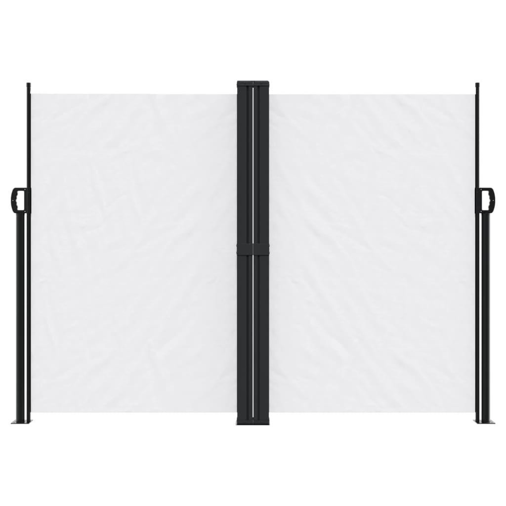 Voir la diapositive 3 : VIDAXL Auvent lateral retractable blanc 180x1200 cm