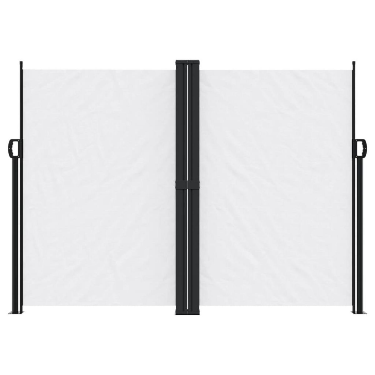 VIDAXL Auvent lateral retractable blanc 180x1200 cm