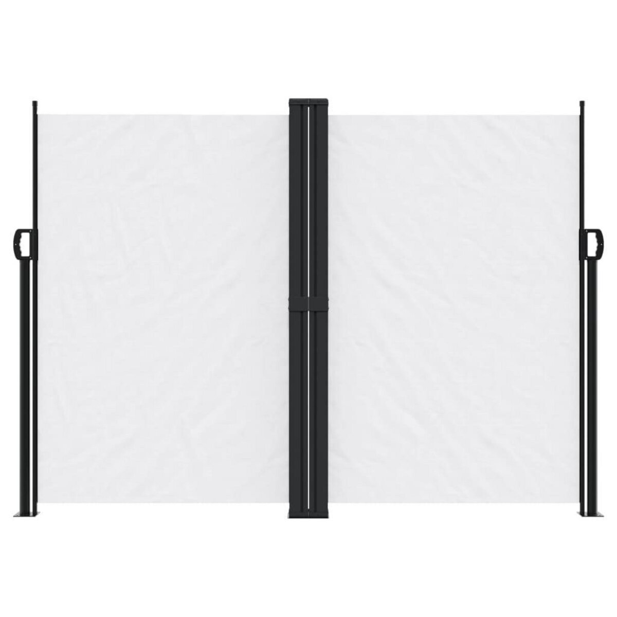 VIDAXL Auvent lateral retractable blanc 180x1200 cm