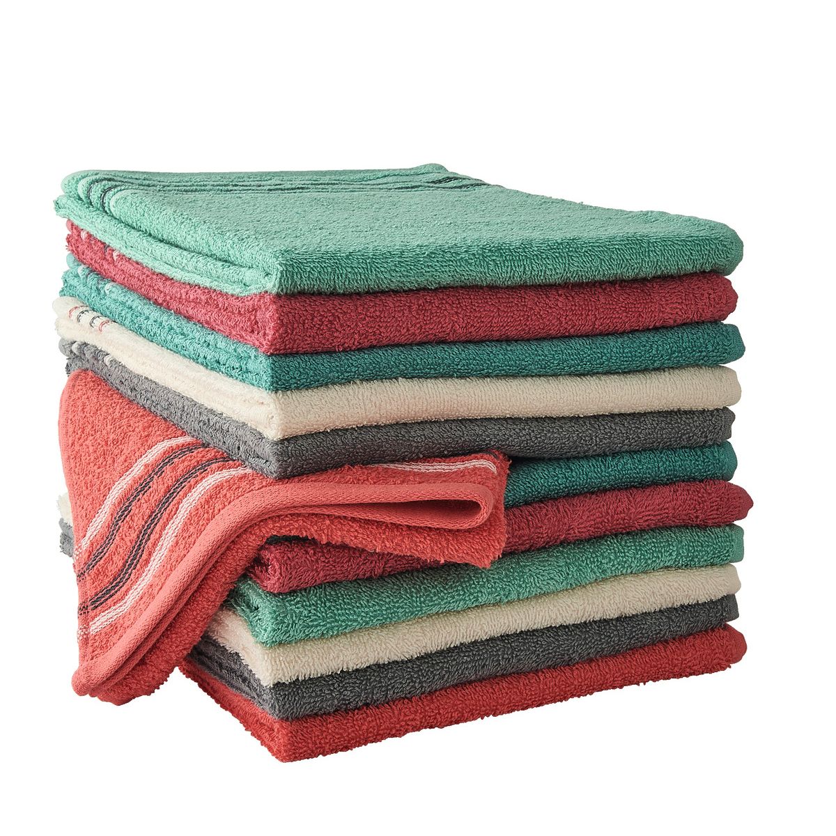 ACTUEL Drap de bain uni en coton 360 g/m² FANCY