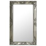 VIDAXL Miroir mural style baroque 50x80 cm Argente