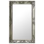 Voir la diapositive 1 : VIDAXL Miroir mural style baroque 50x80 cm Argente