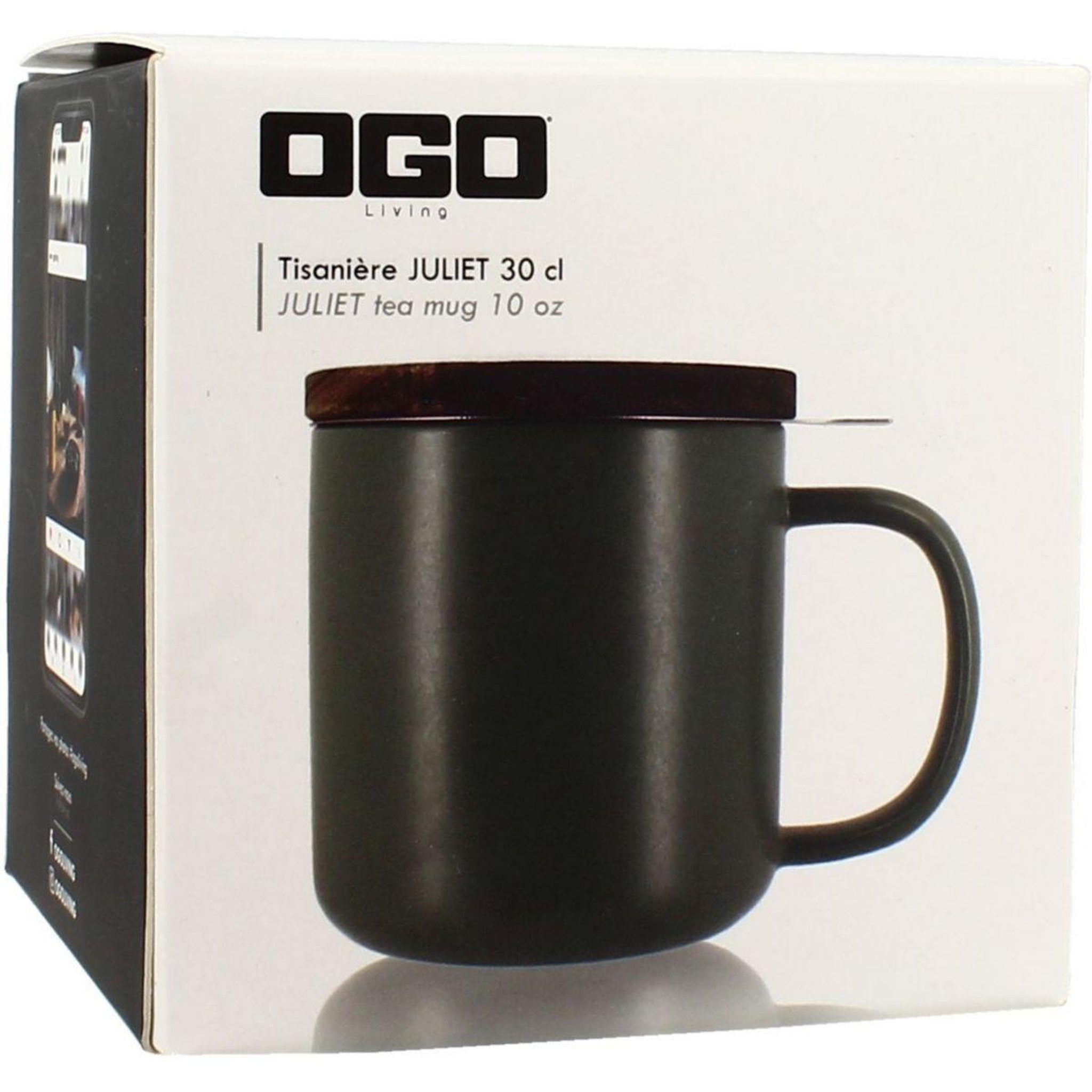 Voir la diapositive 3 : OGO LIVING Théière Tisanière Juliet Amande 300ml