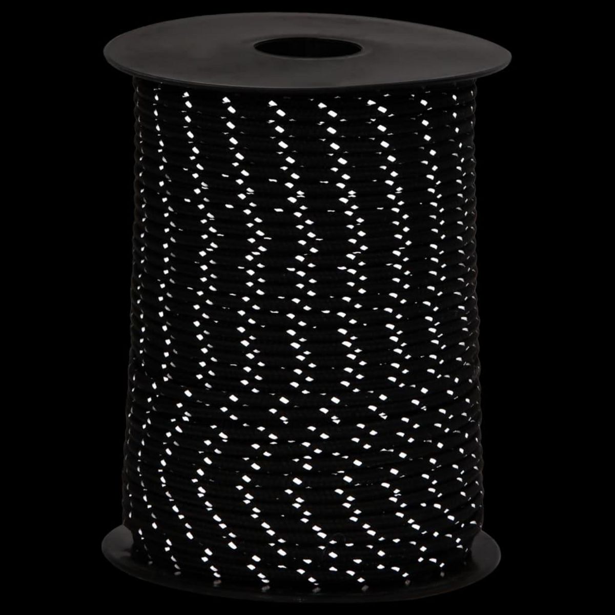 VIDAXL Corde de haubanage de tente avec bandes reflechissantes et cles