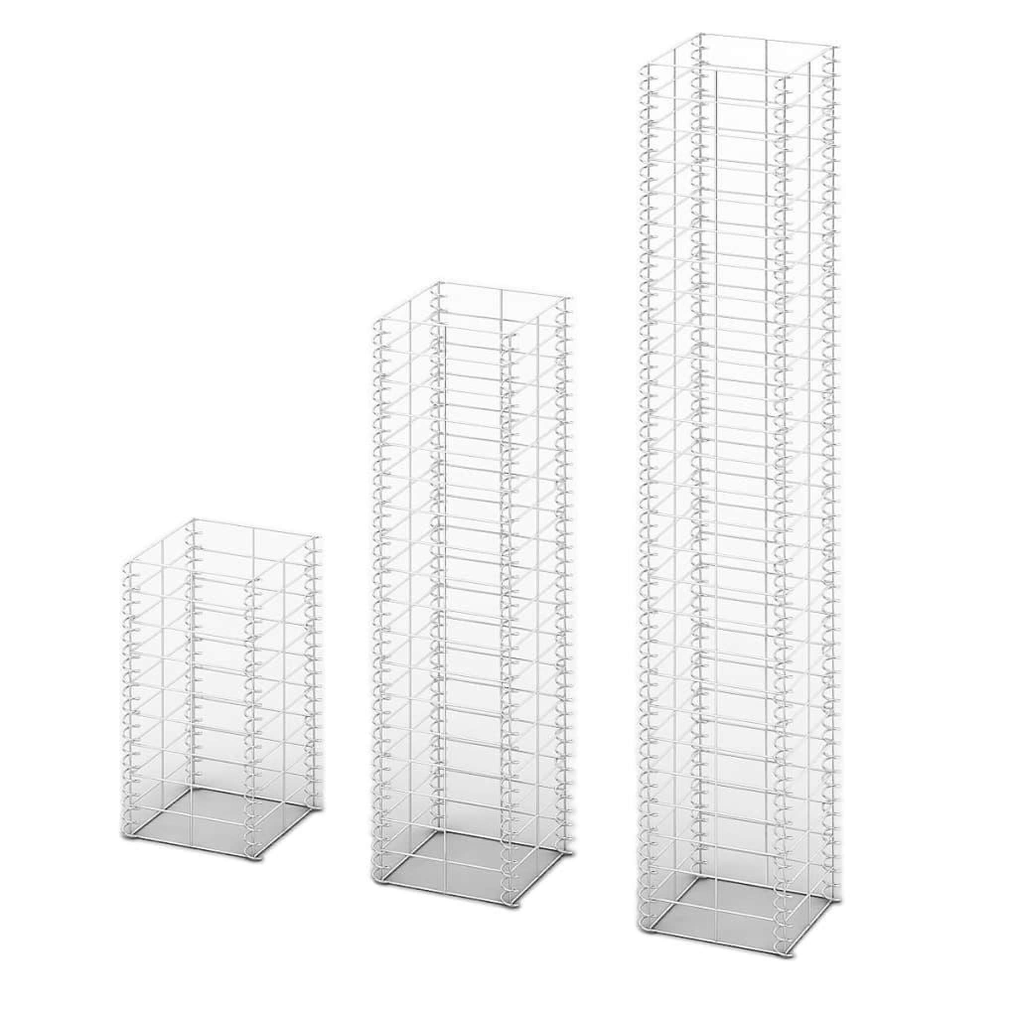 Voir la diapositive 2 : VIDAXL 3 gabions en fil galvanise