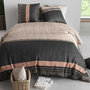 Voir la diapositive 3 : ATELIER DU COTON Parure Housse De Couette 100% Coton 57fils Obsi