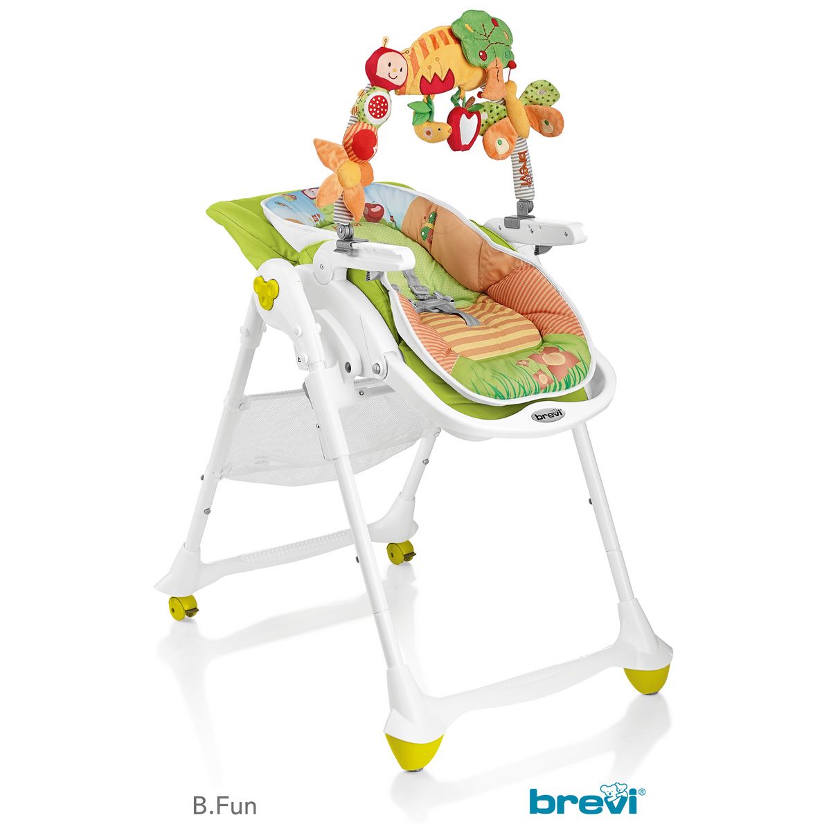 BREVI Chaise Haute bébé multipositions B fun 