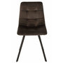 Voir la diapositive 2 : Paris Prix Chaise Design  Morgan  86cm Gris Foncé