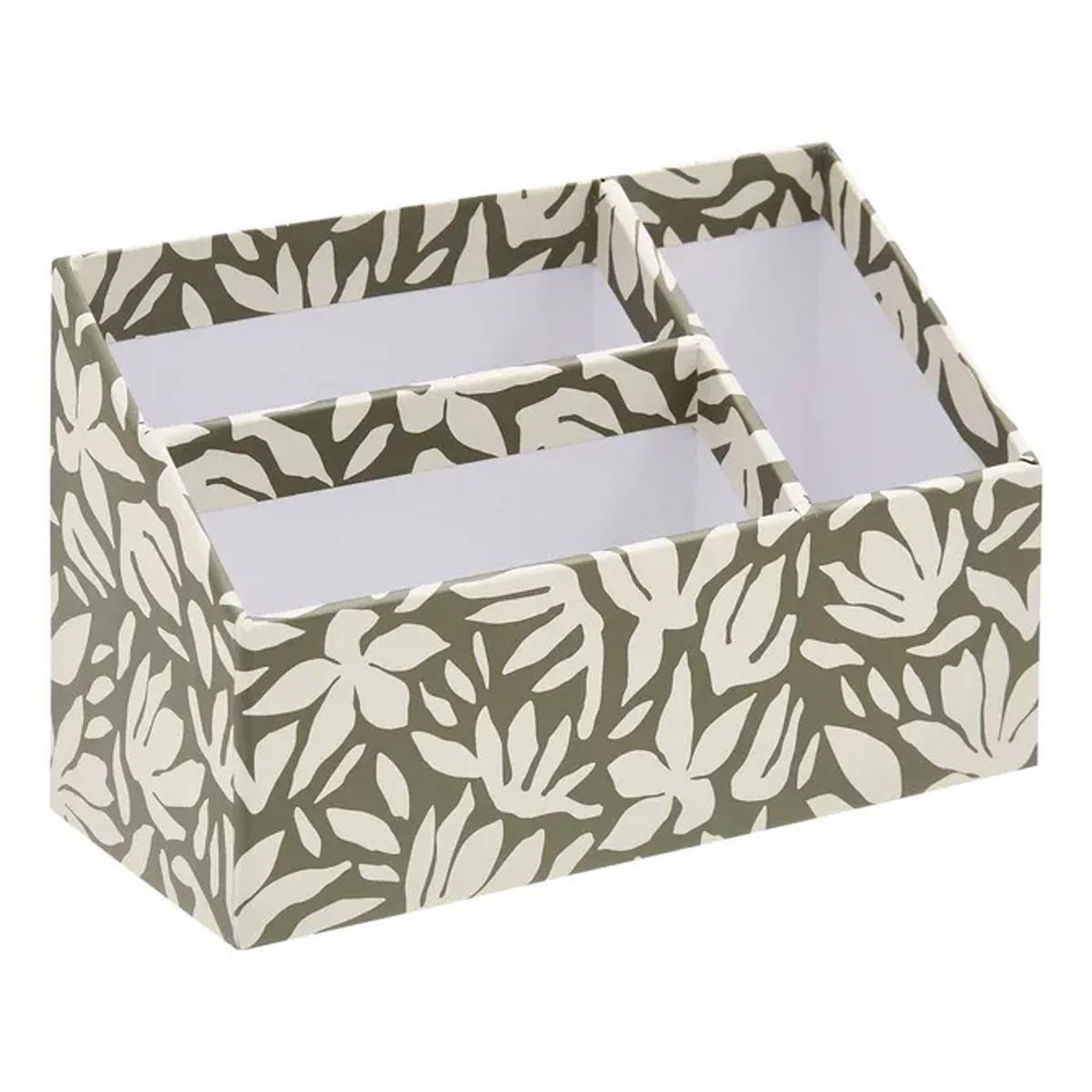 FIVE Organiseur de bureau 3 compartiments  floréa  19cm vert