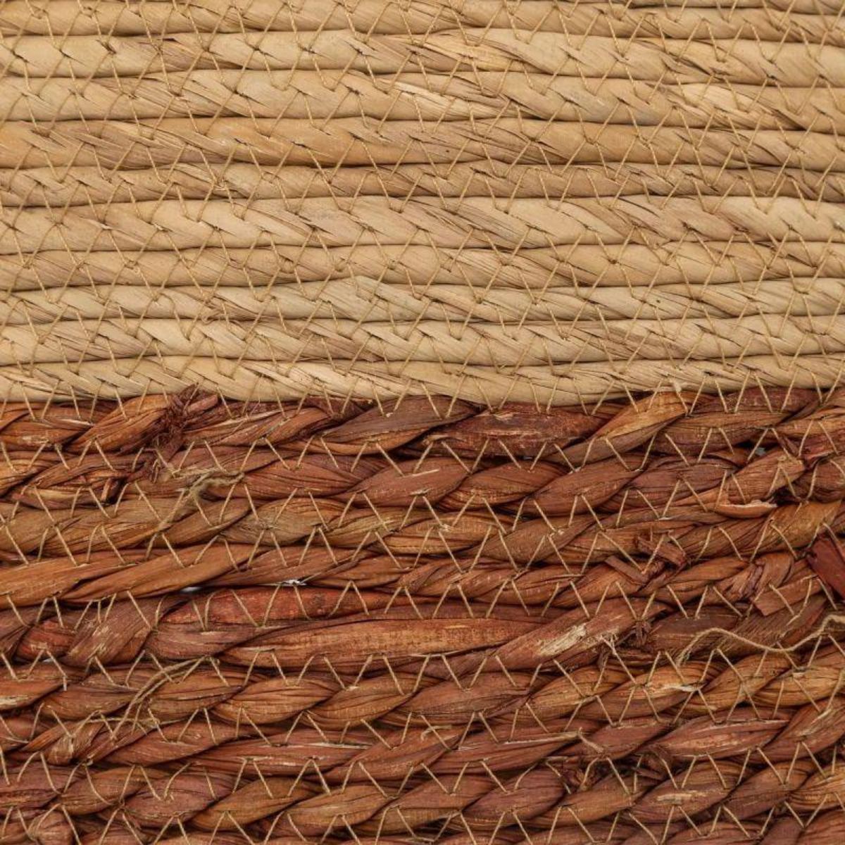  Lot de 2 Paniers Déco  Lena  38cm Naturel