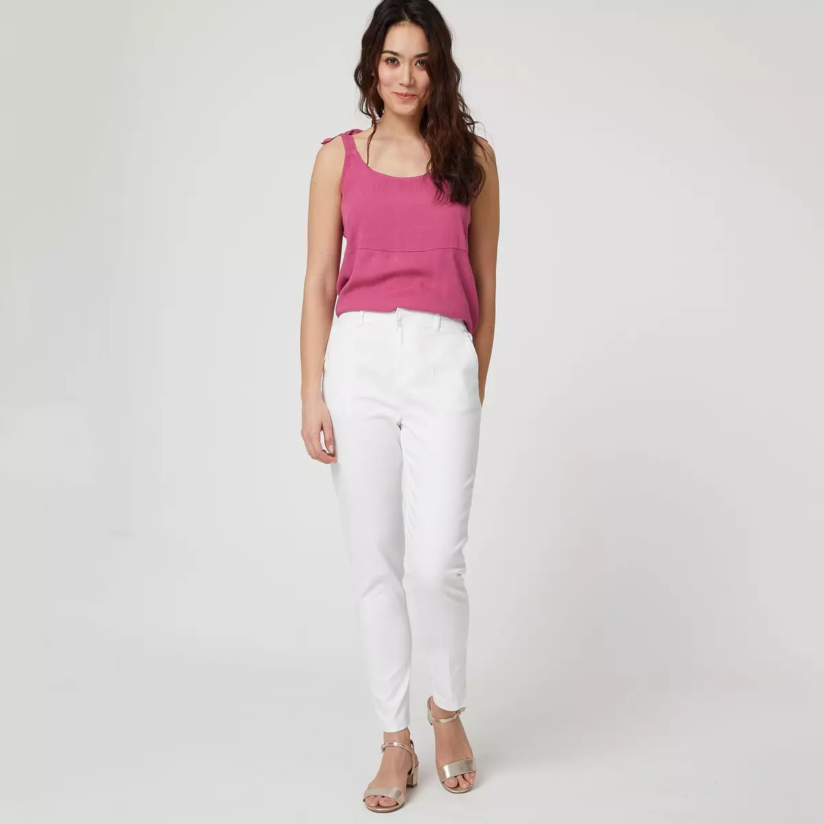 IN EXTENSO Pantalon femme Blanc taille 46
