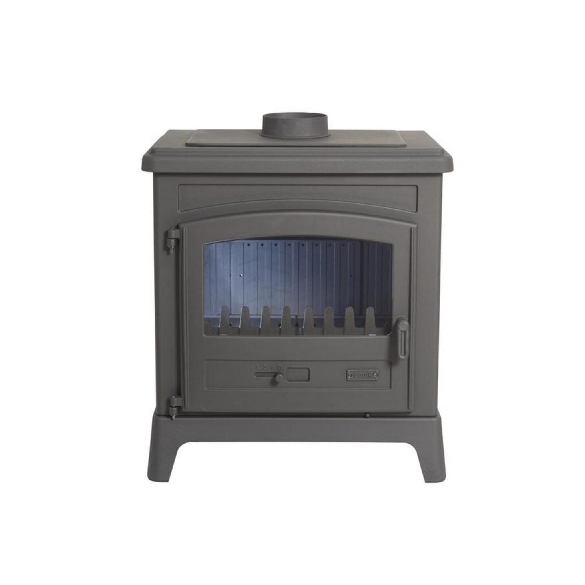 Godin Poêle à bois 9kw anthracite gris - 389154ANTHRACITE
