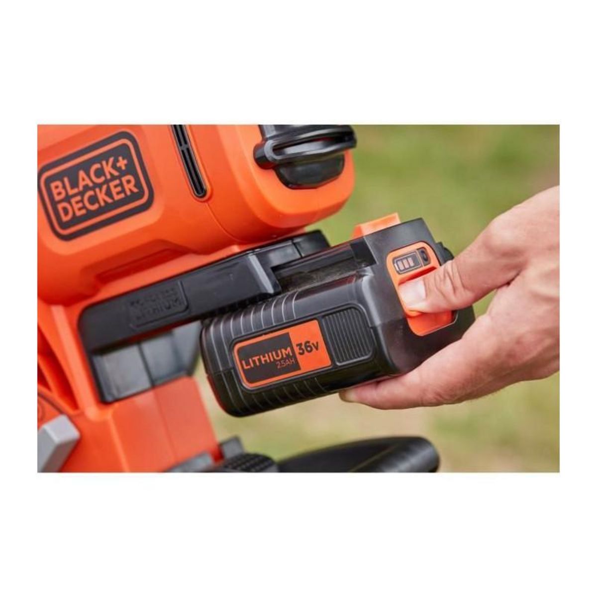 Black et Decker Aspirateur-souffleur-broyeur BLACK+DECKER 36V - Avec batterie et chargeur - Sac 45L