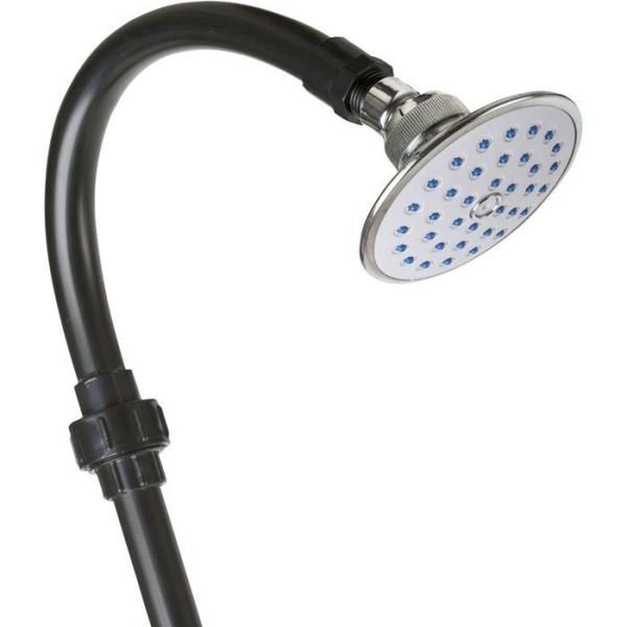 Voir la diapositive 4 : GRE Douche solaire - GRE - Modele PVC - 9 L - Dimensions Ø11cm x H:220 cm