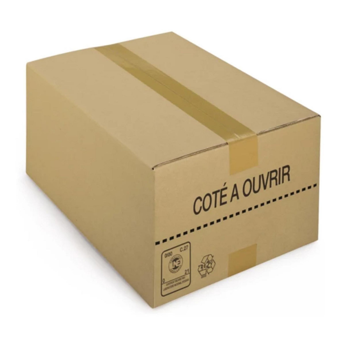 RAJA 15 cartons d'emballage 35 x 35 x 25 cm - Simple cannelure