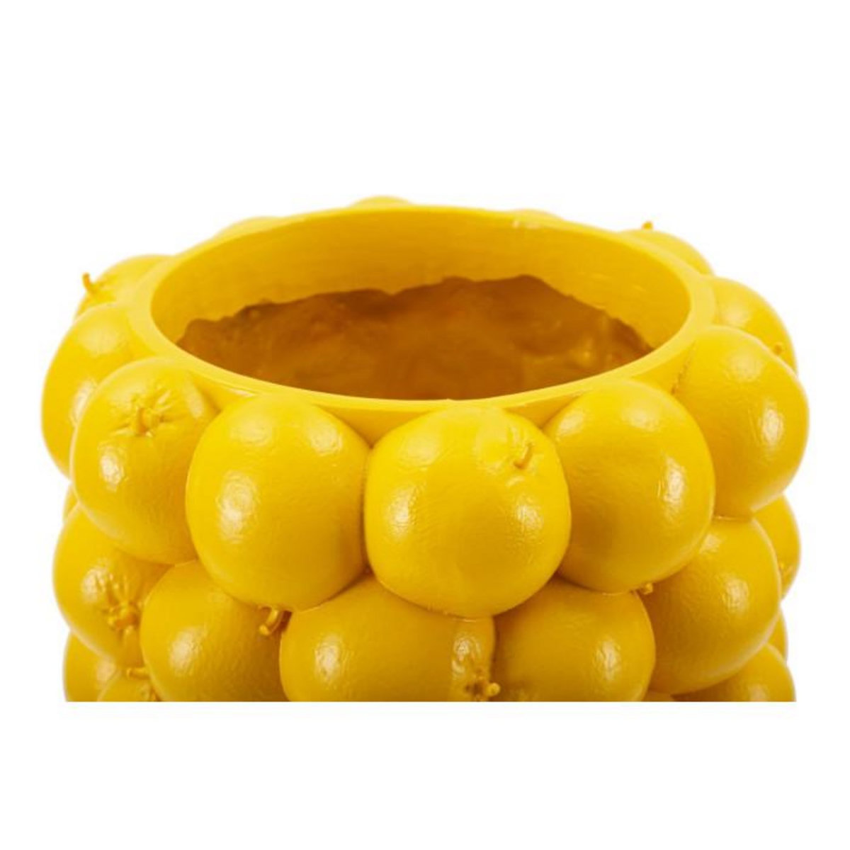 Paris Prix Vase Déco Fruits  Citrons  28cm Jaune