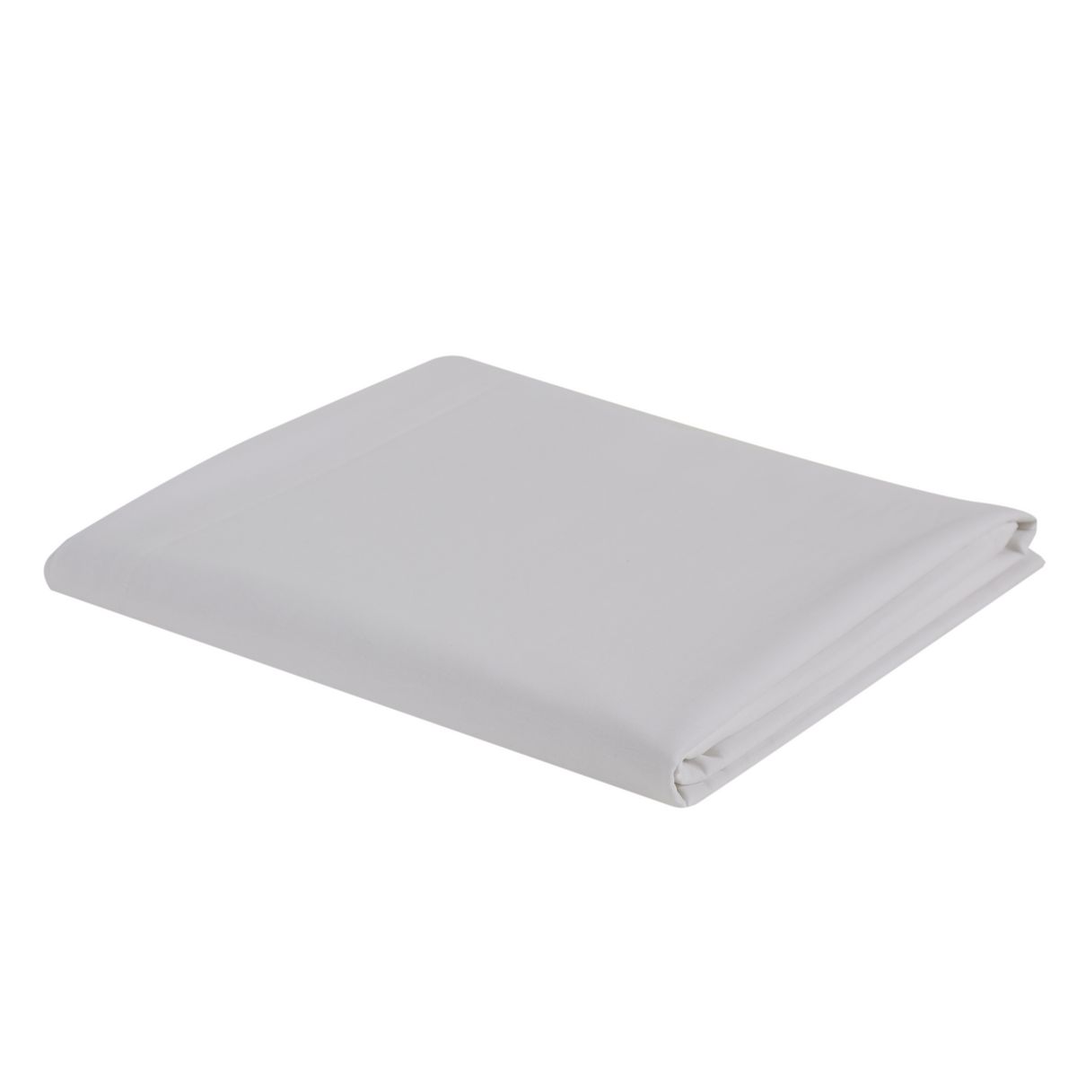 Drap plat uni en coton BRODERIE ANGLAISE