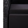 Voir la diapositive 5 : VIDAXL Ensemble a manger de jardin 11 pcs coussins noir resine tressee