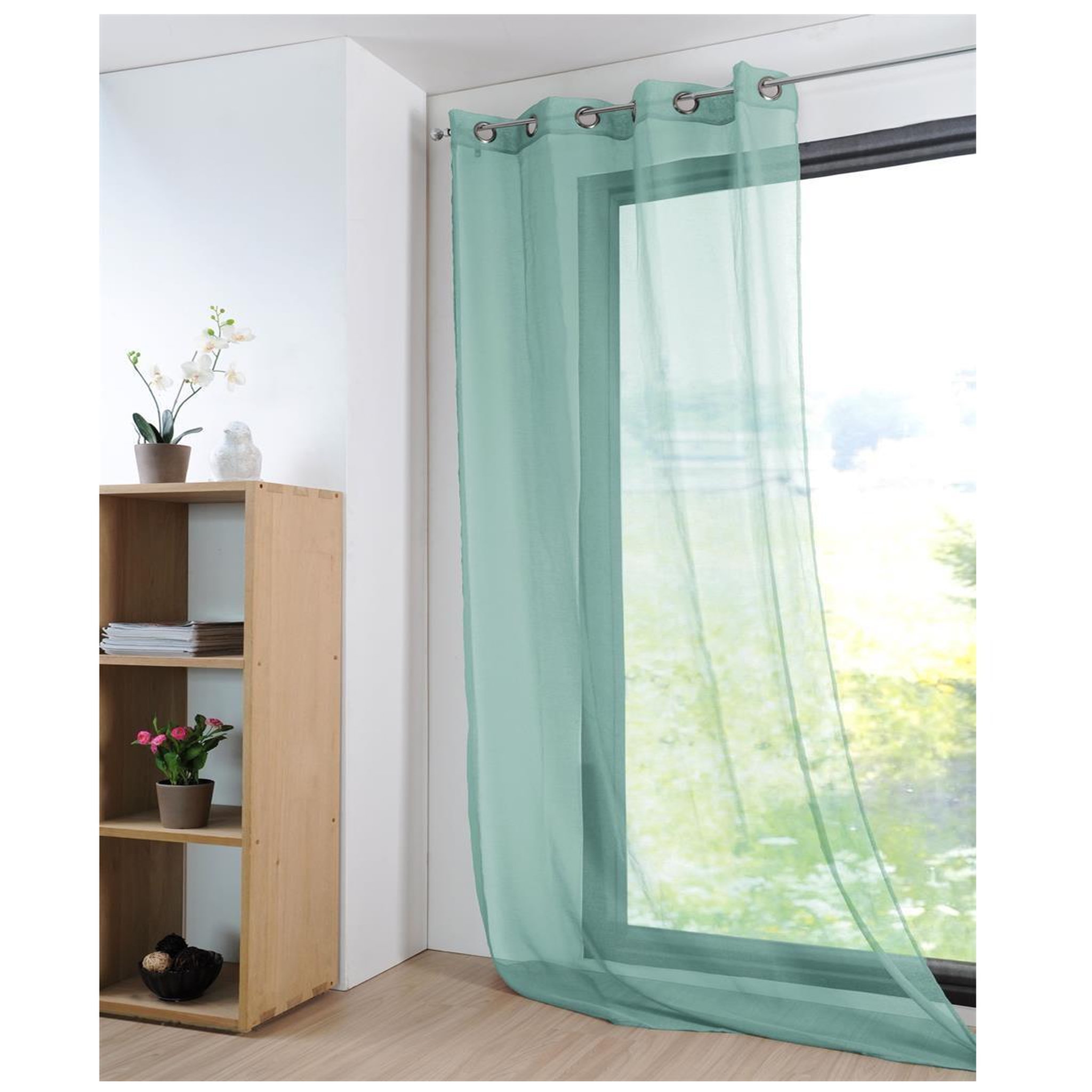 Voir la diapositive 2 : Eden Voilage uni collection mona design et moderne