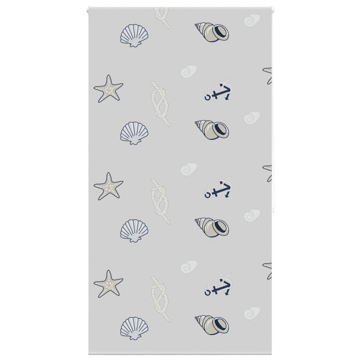 VIDAXL Store enrouleur de douche 130x240 cm largeur du tissu 126 cm