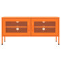 Voir la diapositive 3 : VIDAXL Meuble TV Orange 105x35x50 cm Acier