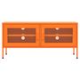 Voir la diapositive 3 : VIDAXL Meuble TV Orange 105x35x50 cm Acier