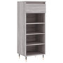 Voir la diapositive 2 : VIDAXL Armoire a chaussures Sonoma gris 40x36x105 cm Bois d'ingenierie
