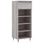 Voir la diapositive 2 : VIDAXL Armoire a chaussures Sonoma gris 40x36x105 cm Bois d'ingenierie