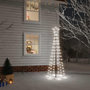Voir la diapositive 1 : VIDAXL Arbre de Noël cone 108 LED Blanc froid 70x180 cm