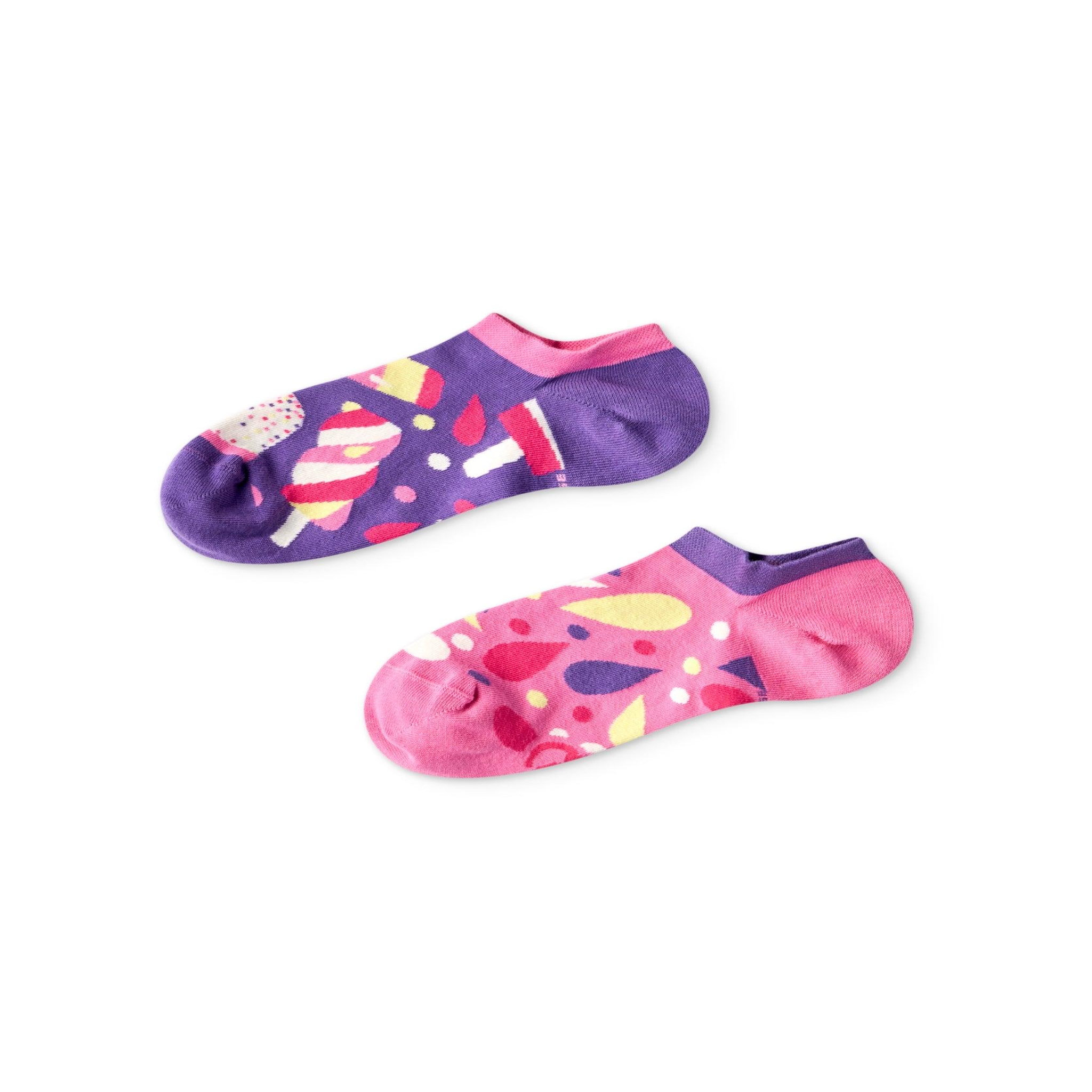DEDOLES Socquettes invisibles sucettes glacées. Coloris disponibles : Multicolore