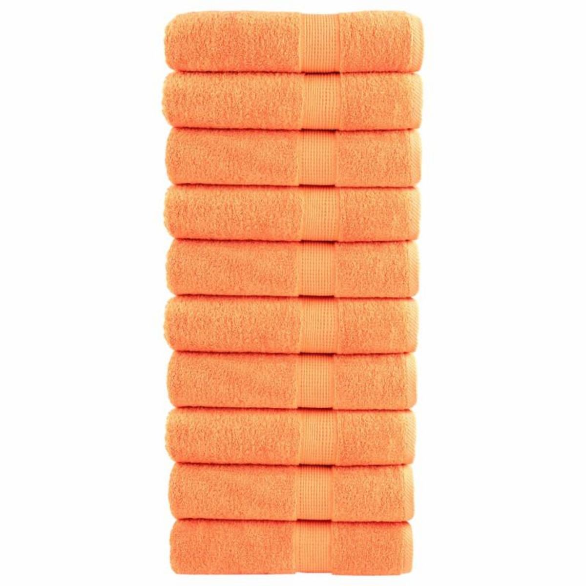 VIDAXL Serviettes de bain de qualité supérieure SOLUND 10 pcs 600g m²